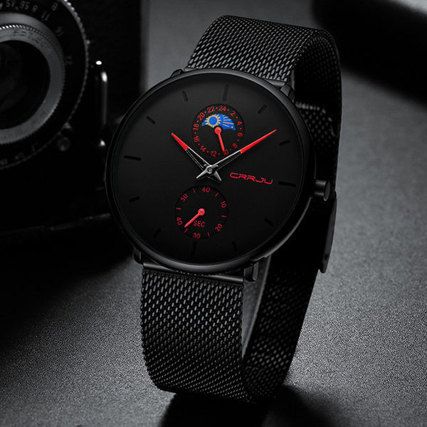 Värviliste näpunäidetega meeste käekell