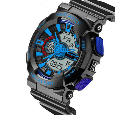 Нов модел мъжки часовник с двоен дисплей