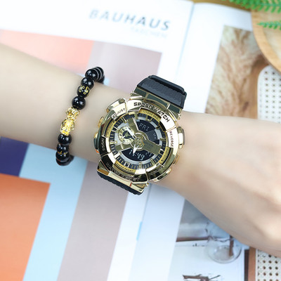 Vīriešu krāsains pulkstenis ar silikona siksniņu