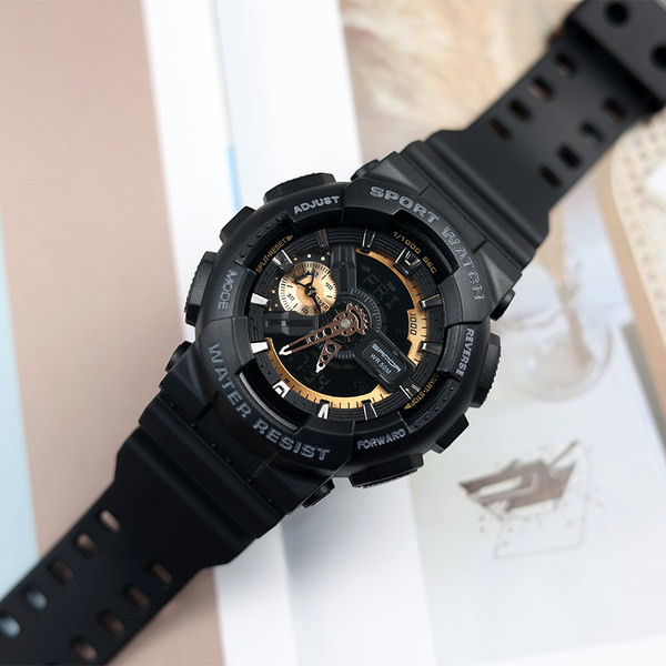 Vīriešu krāsains pulkstenis ar silikona siksniņu