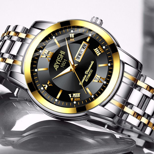 Uus meeste roostevabast terasest käekella mudel