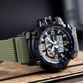 Kahe ekraaniga meeste käekell