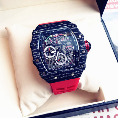 Vyriškas laikrodis su silikonine apyranke