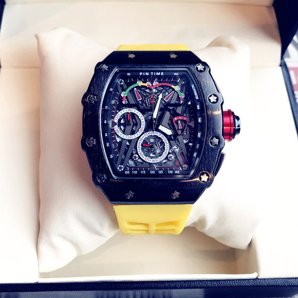 Vyriškas laikrodis su silikonine apyranke