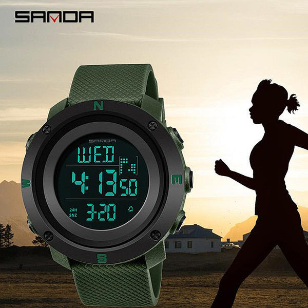 Vīriešu sporta pulkstenis vairākās krāsās