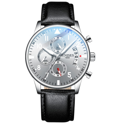 Vízálló férfi karóra - ultra vékony fém szíjjal