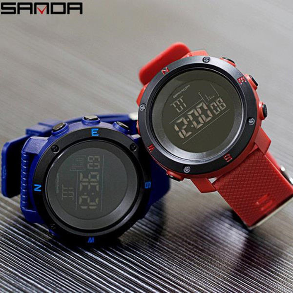 Férfi elektronikus karóra több színben