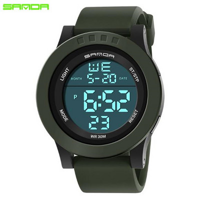 Meeste igapäevane käekell silikoonrihmaga