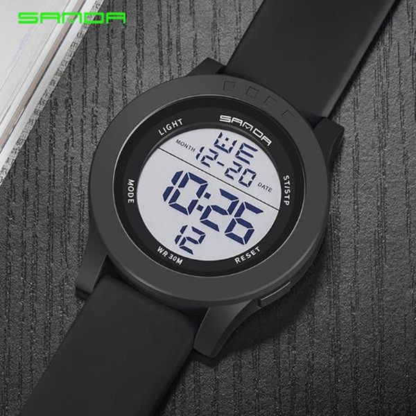 Meeste igapäevane käekell silikoonrihmaga