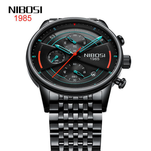 Férfi karóra színes mutatókkal - két modell