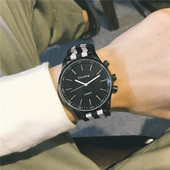 Igapäevane tekstiilist rihmaga käekell meestele