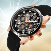 Stilīgs vīriešu pulkstenis divās krāsās