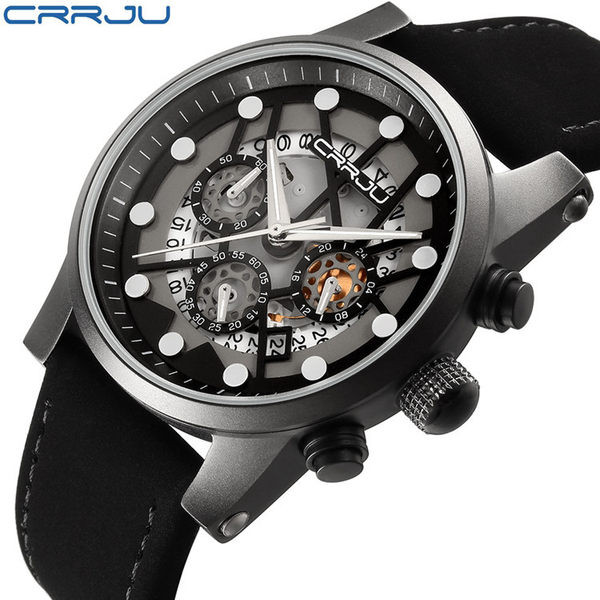 Stilīgs vīriešu pulkstenis divās krāsās