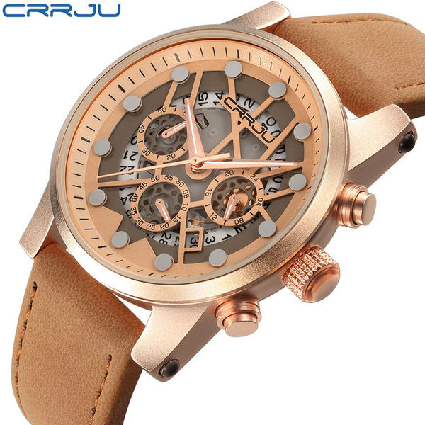 Stilīgs vīriešu pulkstenis divās krāsās