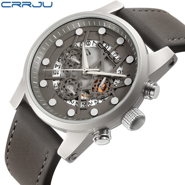 Stilīgs vīriešu pulkstenis divās krāsās