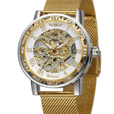 Jauns pulksteņa modelis apaļā formā un tērauda siksniņā