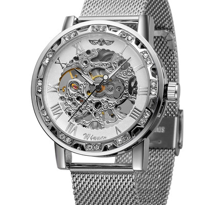 Jauns pulksteņa modelis apaļā formā un tērauda siksniņā