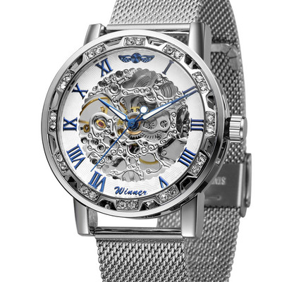 Jauns pulksteņa modelis apaļā formā un tērauda siksniņā