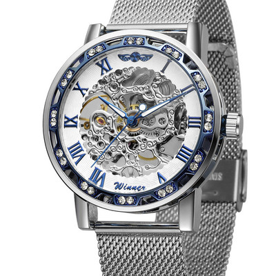 Jauns pulksteņa modelis apaļā formā un tērauda siksniņā