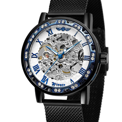 Jauns pulksteņa modelis apaļā formā un tērauda siksniņā