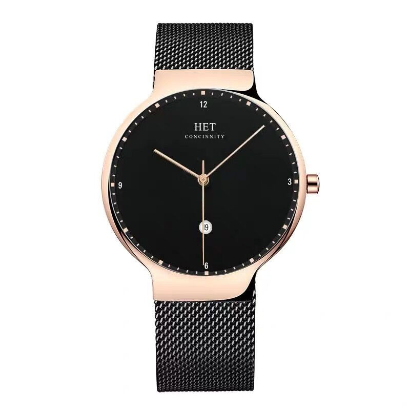 Moodne veekindel metallrihmaga käekell