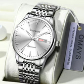 Roostevabast terasest rihmadega igapäevane meeste käekell