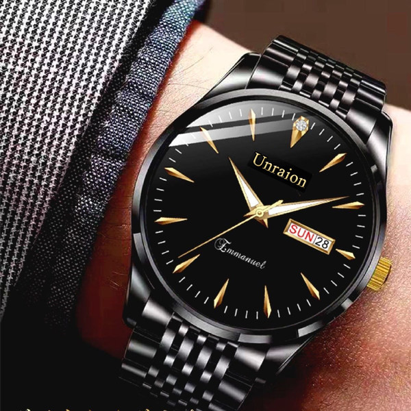 Roostevabast terasest rihmadega igapäevane meeste käekell