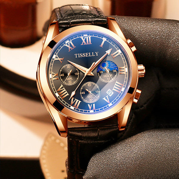 Stiilne veekindel terasrihmaga käekell