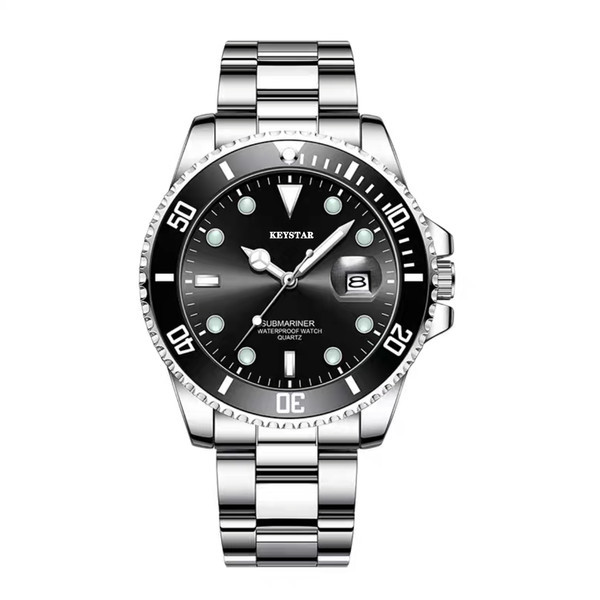 Dnevni muški sat s brojčanikom u boji