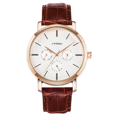 Praegune nahkrihmaga meeste käekell