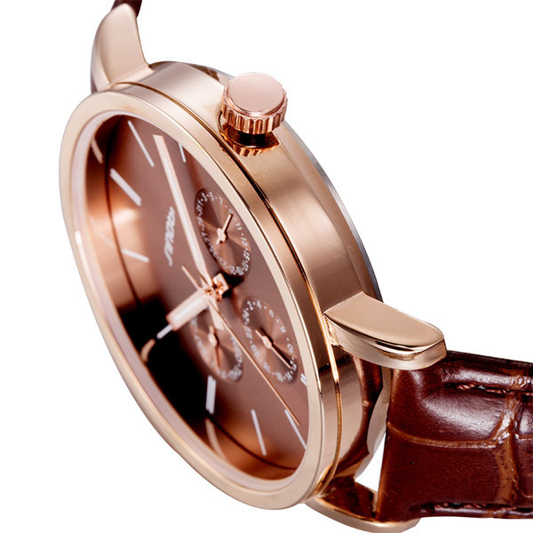 Praegune nahkrihmaga meeste käekell