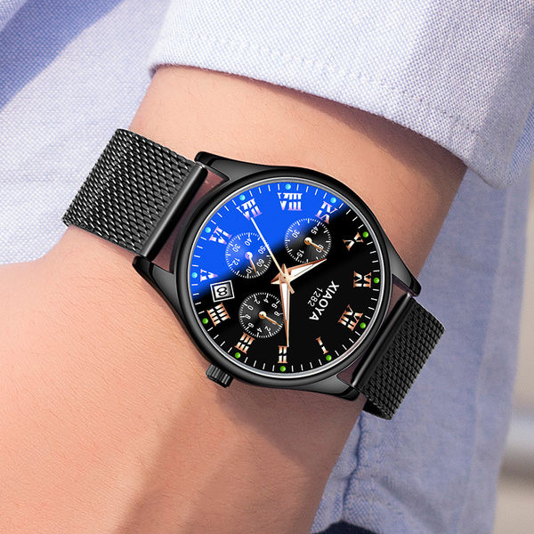 Modern vízálló óra világító mutatókkal