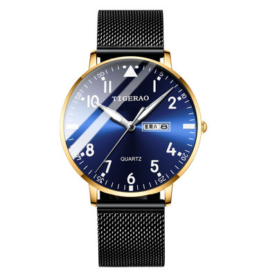 Férfi karóra fluoreszkáló mutatókkal