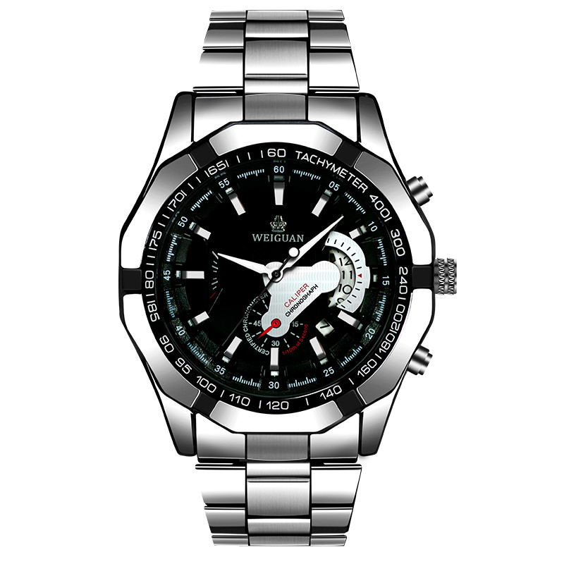 Ανδρικό ρολόι με μεγάλη πλάκα - αδιάβροχο