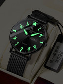 Modern férfi karóra 40 mm átmérővel