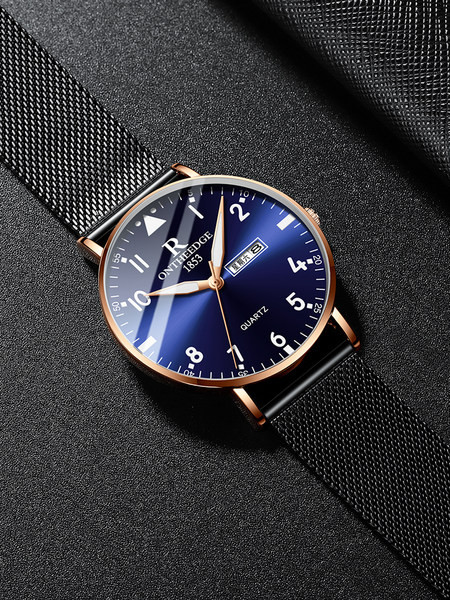 Modern férfi karóra 40 mm átmérővel