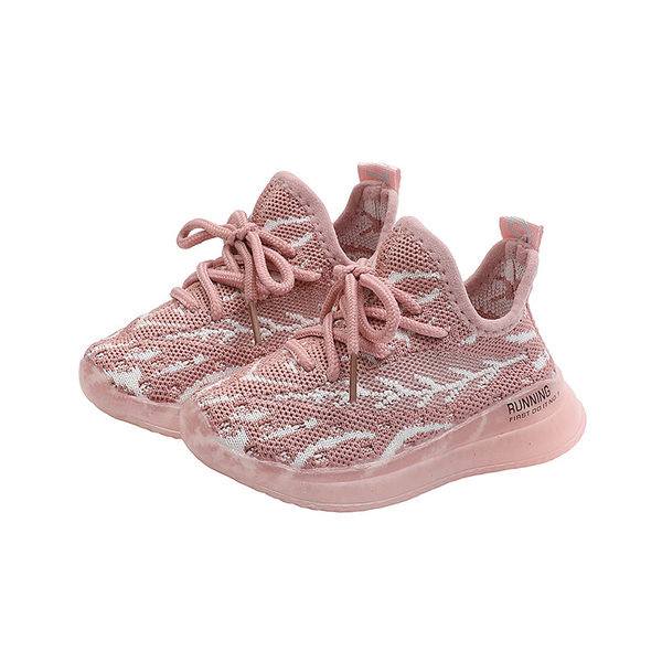 Gyermek tornacipő textil-világító anyagból