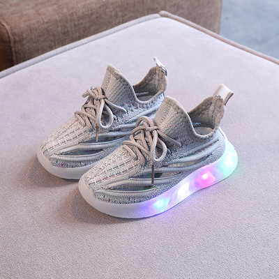 Παιδικά φωτεινά υφασμάτινα αθλητικά παπούτσια