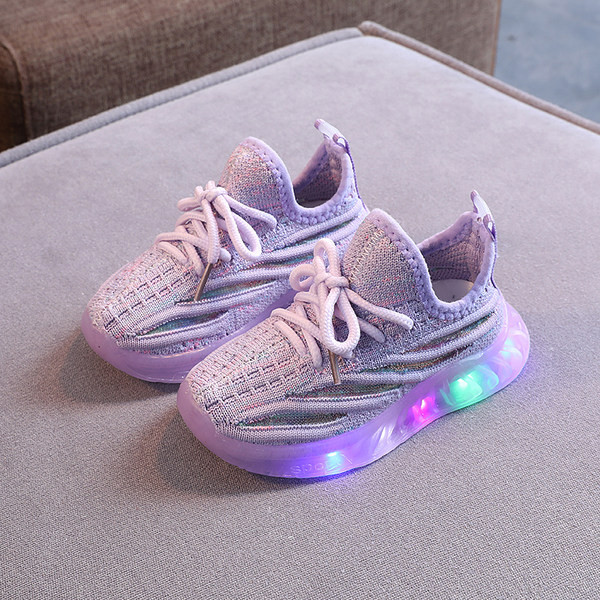 Παιδικά φωτεινά υφασμάτινα αθλητικά παπούτσια