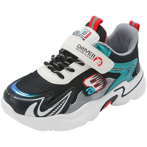 Casual αθλητικά παπούτσια για κορίτσια από οικολογικό δέρμα και πλέγμα