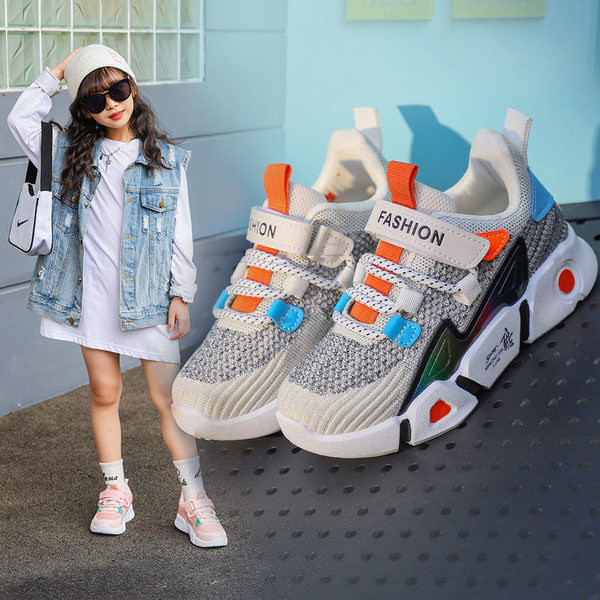 Νέο μοντέλο αθλητικά παπούτσια με τραχιά σόλα για κορίτσια και αγόρια