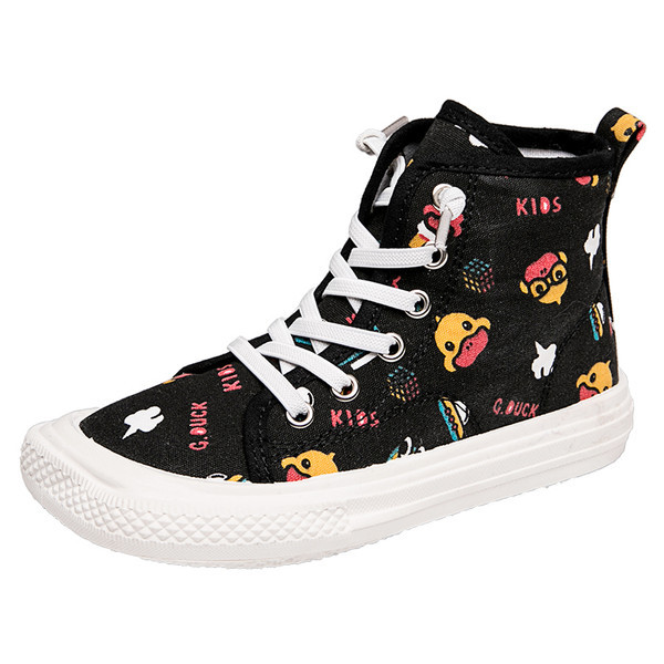 Ikdienas augstas kedas ar krāsainu aplikāciju un mežģīnēm