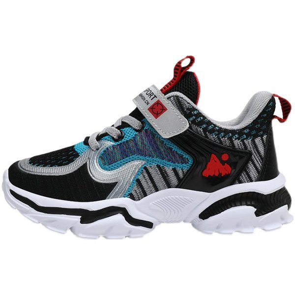 Zēniem piemērotas bērnu kedas ar mežģīnēm un uzlīmi