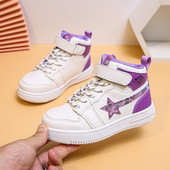 Meitenēm piemērotas bērnu kedas ar saitēm un uzlīmēm