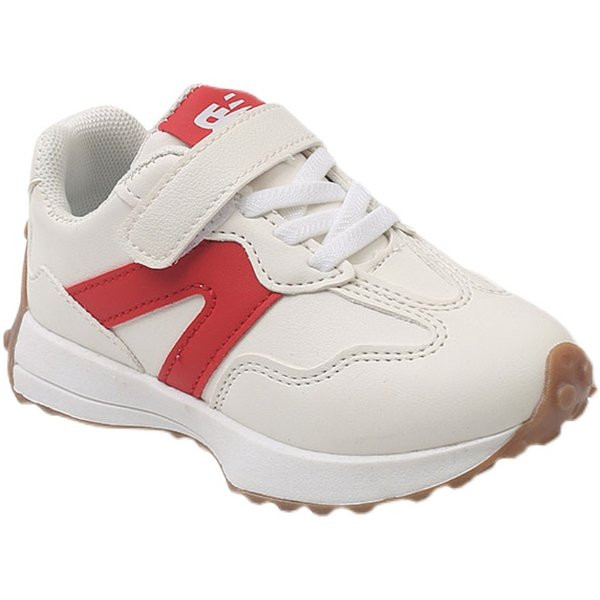 Ежедневни детски маратонки от еко кожа с лепенки