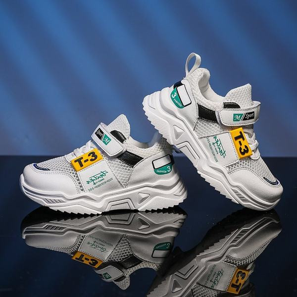 Bērnu unisex kedas ar velcro uzrakstu un saitēm