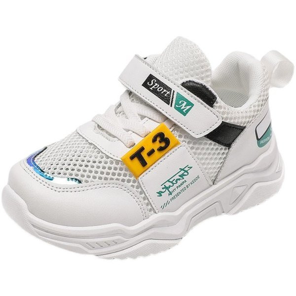 Bērnu unisex kedas ar velcro uzrakstu un saitēm