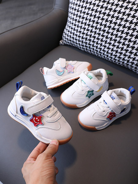 Bērnu rudens kedas no eko ādas ar aplikāciju