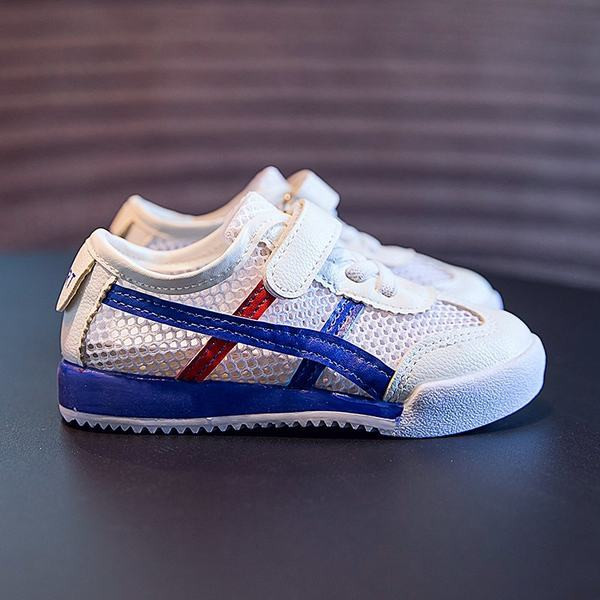 Bērnu tīkliņčības ar velcro un plakanu zoli