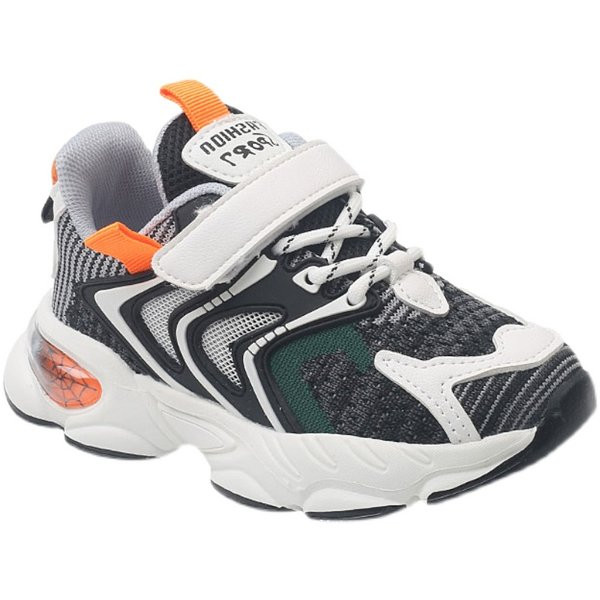 Ikdienas bērnu kedas ar raupju zoli zēniem - divu krāsu